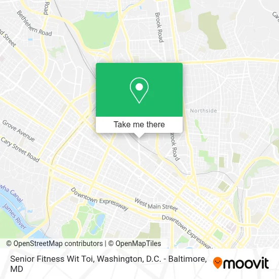 Senior Fitness Wit Toi map