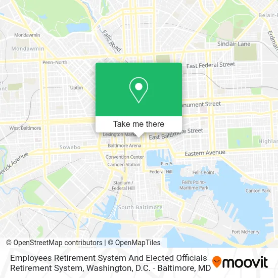 Employees Retirement System And Elected Officials Retirement System map