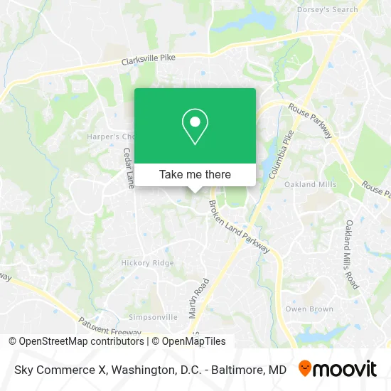 Sky Commerce X map