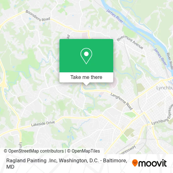 Ragland Painting .Inc map