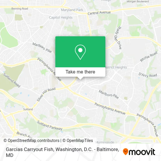 Garcias Carryout Fish map