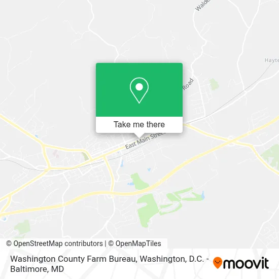 Washington County Farm Bureau map