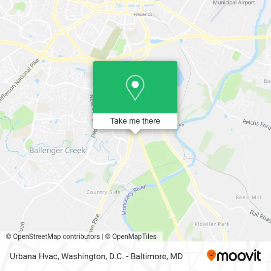 Urbana Hvac map