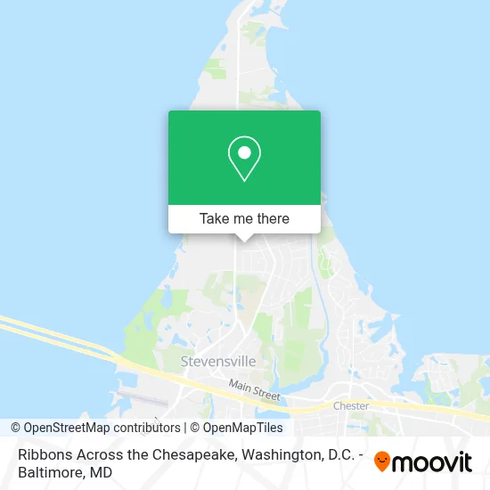 Ribbons Across the Chesapeake map