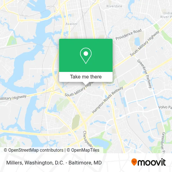 Millers map