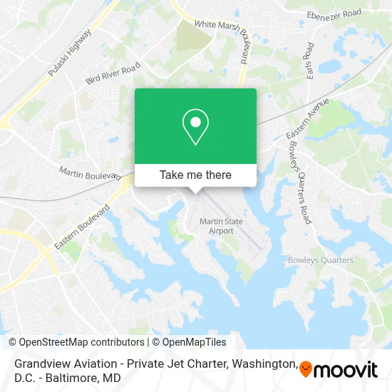 Grandview Aviation - Private Jet Charter map