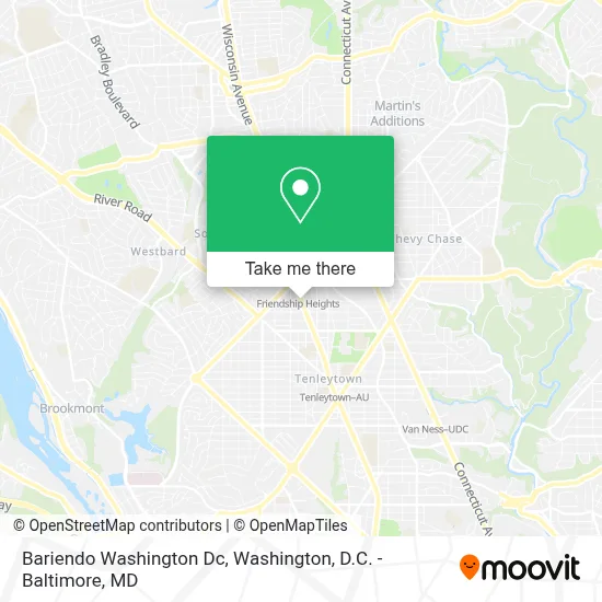 Bariendo Washington Dc map