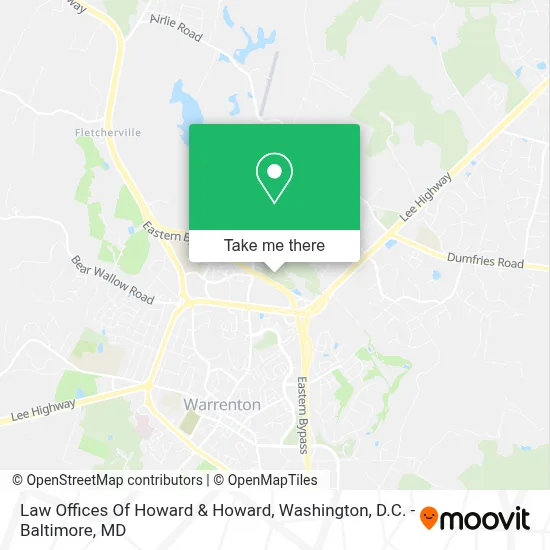 Law Offices Of Howard & Howard map