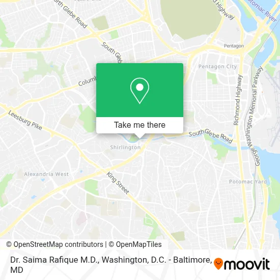 Dr. Saima Rafique M.D. map