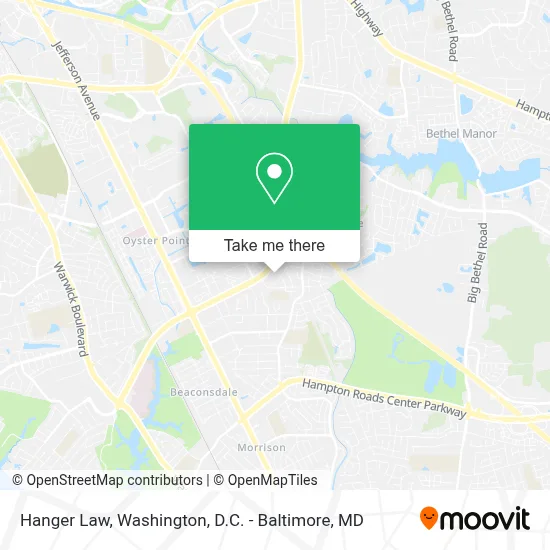 Hanger Law map