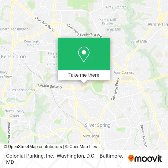 Colonial Parking, Inc. map