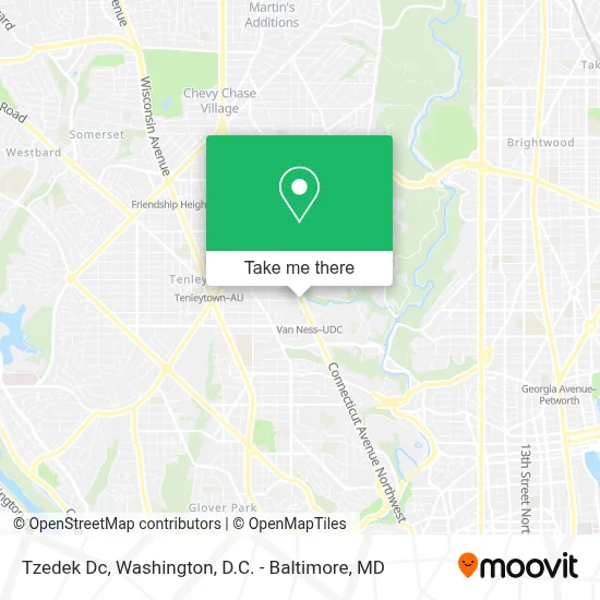 Tzedek Dc map