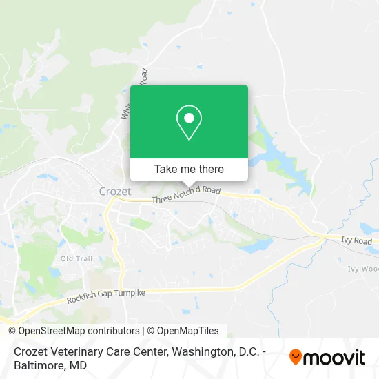 Crozet Veterinary Care Center map