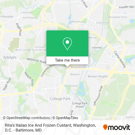 Rita's Italian Ice And Frozen Custard map
