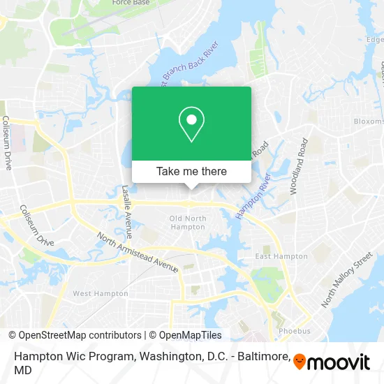 Hampton Wic Program map