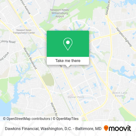 Dawkins Financial map