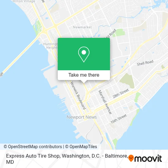 Express Auto Tire Shop map