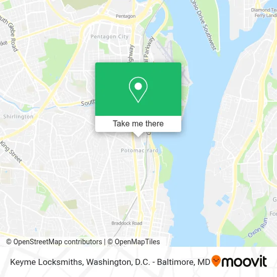 Keyme Locksmiths map