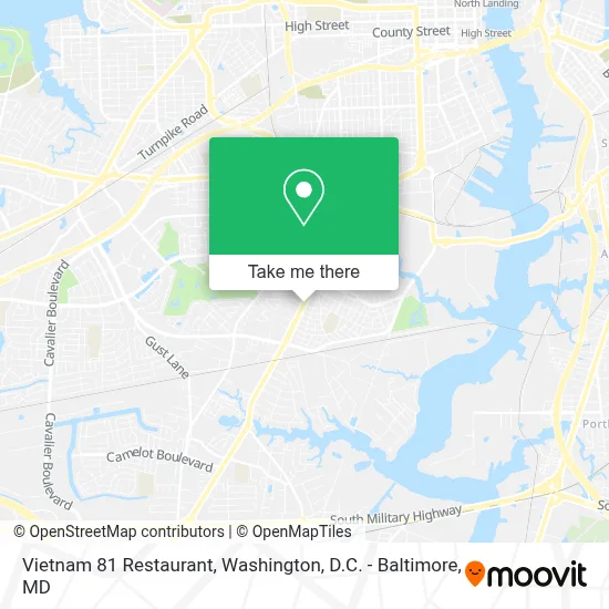 Vietnam 81 Restaurant map