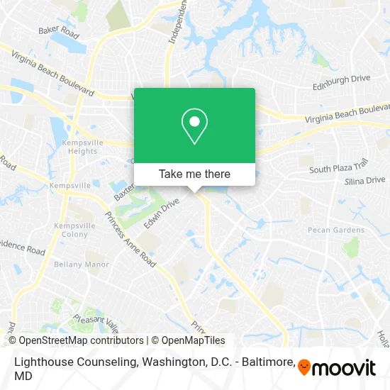 Lighthouse Counseling map