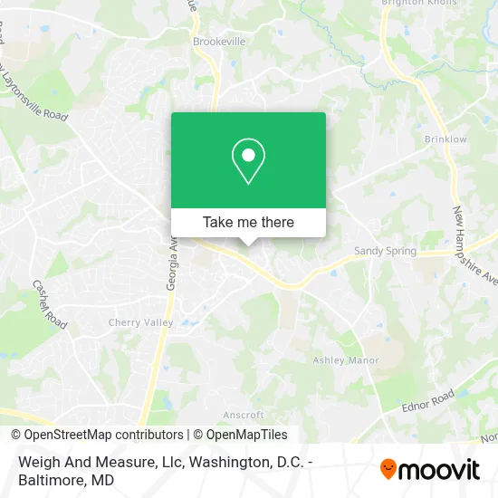 Weigh And Measure, Llc map