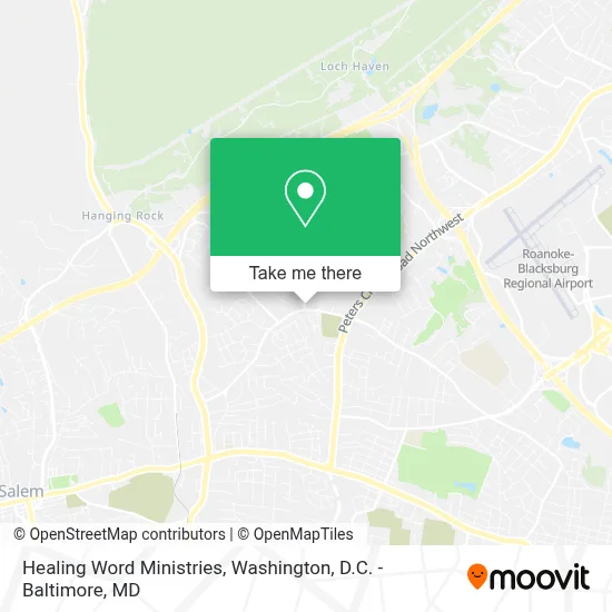 Healing Word Ministries map