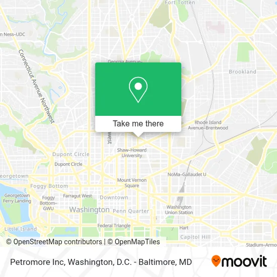Petromore Inc map