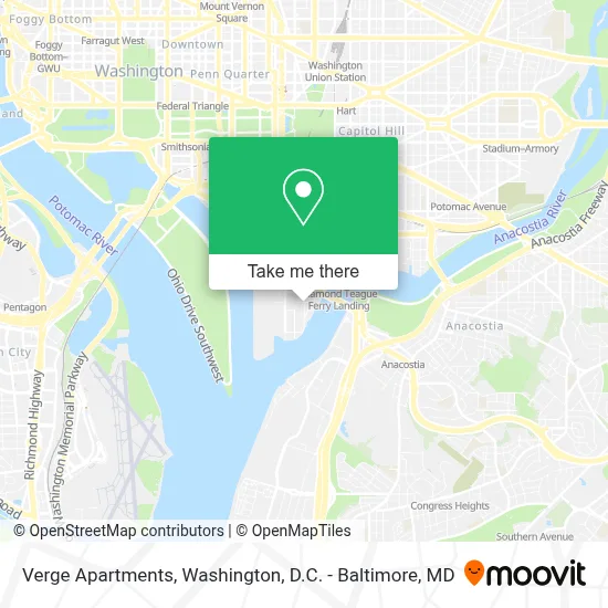 Verge Apartments map