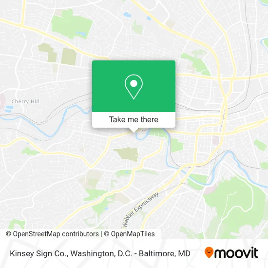 Kinsey Sign Co. map
