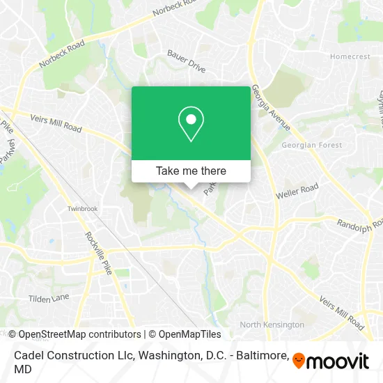 Cadel Construction Llc map