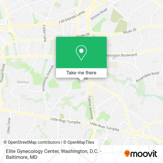 Elite Gynecology Center map