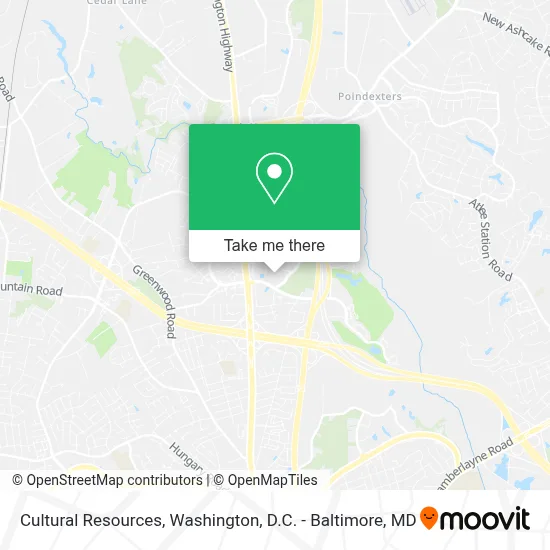 Cultural Resources map