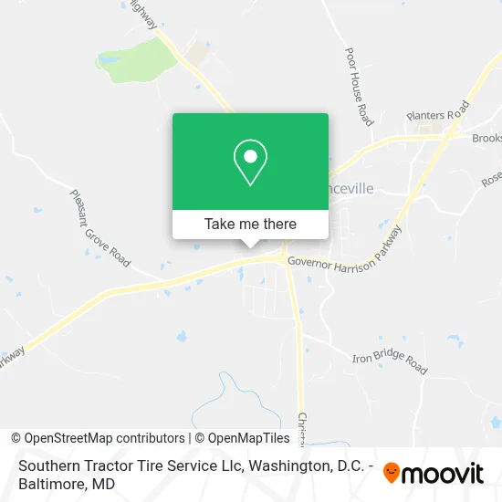Southern Tractor Tire Service Llc map