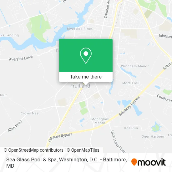 Sea Glass Pool & Spa map