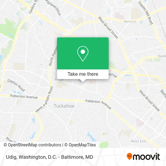 Udig map