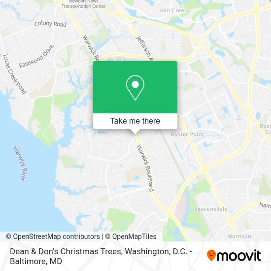 Dean & Don's Christmas Trees map