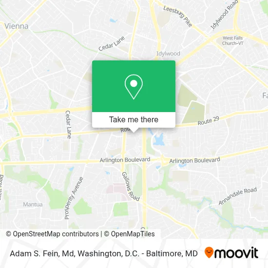 Adam S. Fein, Md map