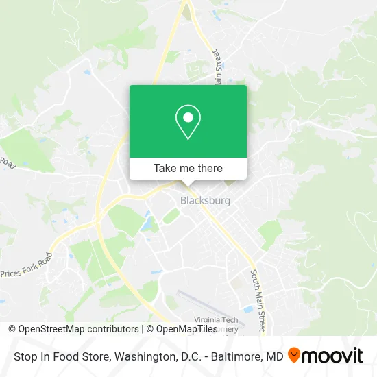 Stop In Food Store map