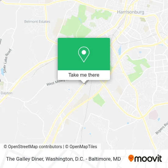 The Galley Diner map