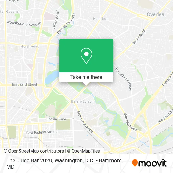 The Juice Bar 2020 map