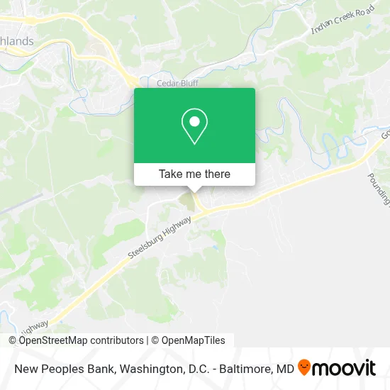 New Peoples Bank map
