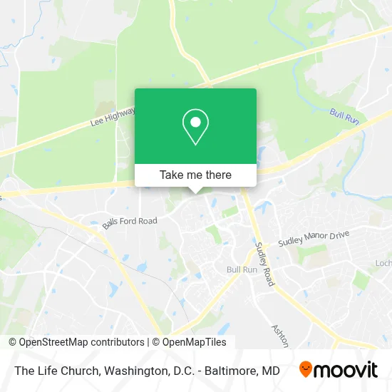 The Life Church map