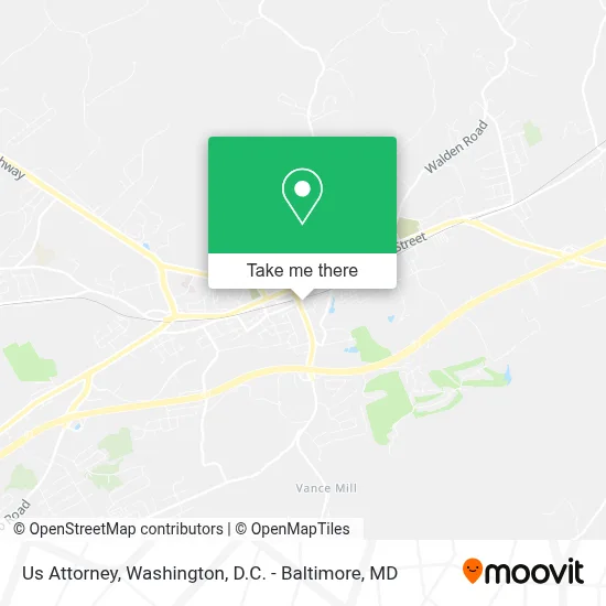 Us Attorney map