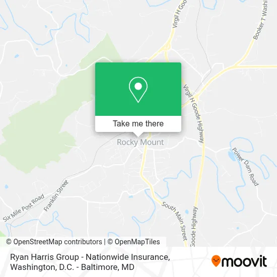 Ryan Harris Group - Nationwide Insurance map