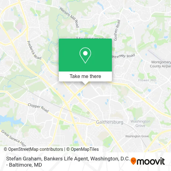 Stefan Graham, Bankers Life Agent map