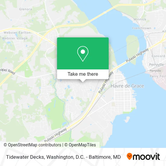 Tidewater Decks map