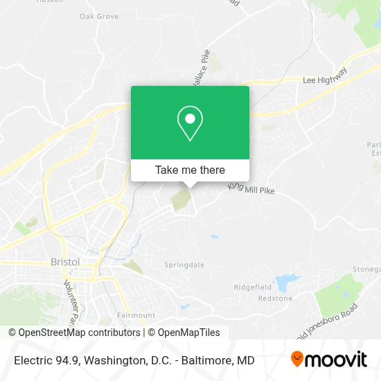 Electric 94.9 map