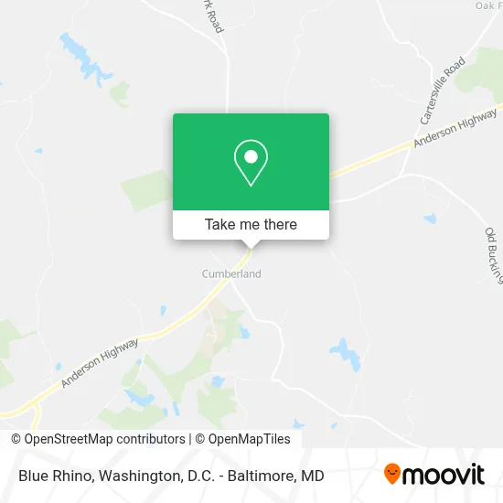 Blue Rhino map