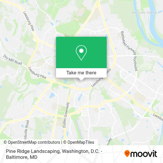 Pine Ridge Landscaping map