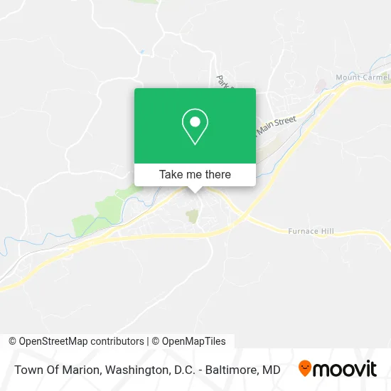 Town Of Marion map